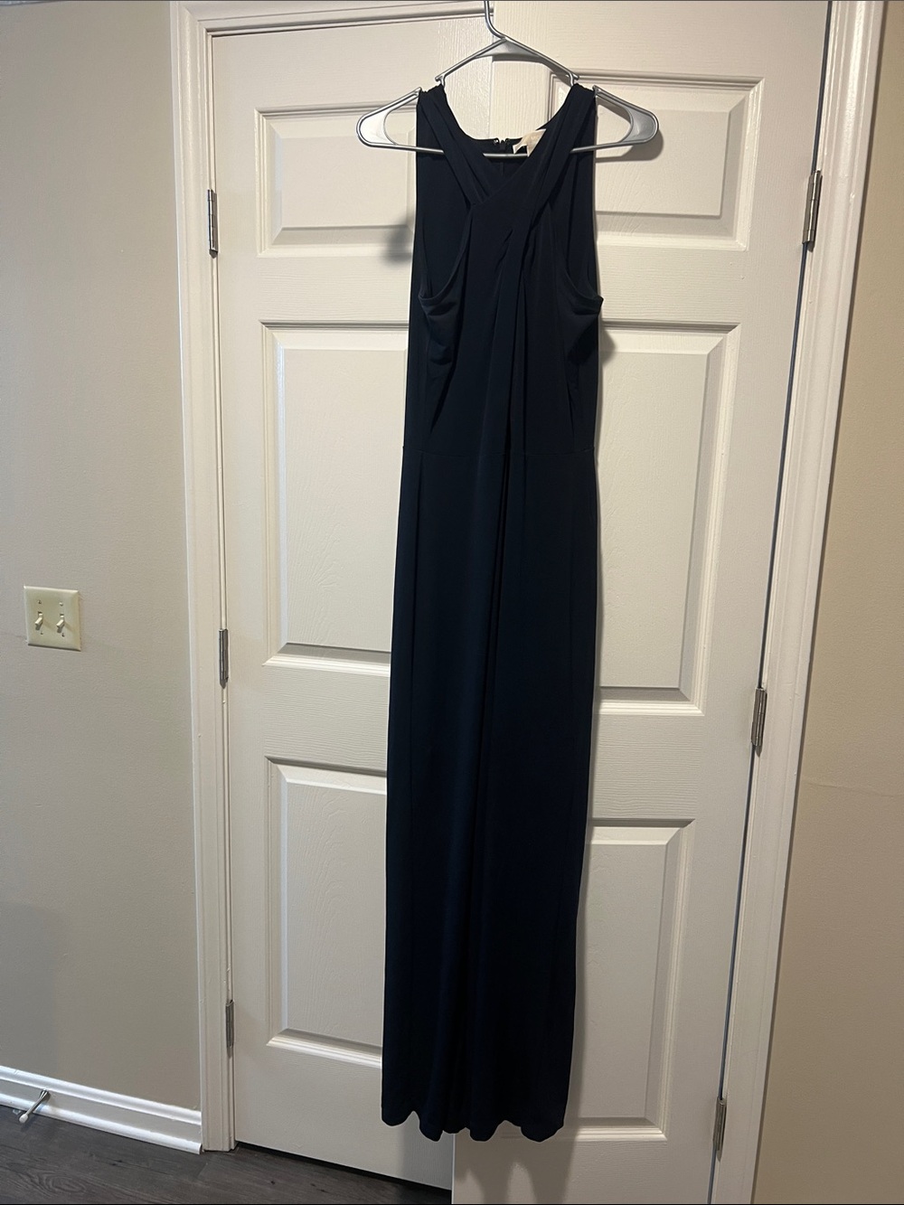 Michael Kors Black Sleeveless Wide-Leg Jumpsuit